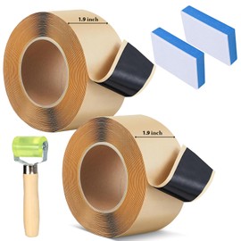 2 Pack Pond Liner Seam Tape 1.9" x 30' – Double Sided Butyl Tape Kit with Roller & Sponges – Waterproof EPDM Liner Repair Tape for Garden Ponds, Fish Ponds, Roofing, and RV Use