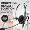 INNOTALK Classic Mono Office Phone Headset & QD Pigtail Adapter