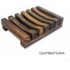 2pc-Hawaii Style Bathroom Accessories Handmade Natural Wood Soap Dish Wooden