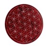 Budawi® Soapstone Coasters Set Round Flower of Life 7 Pieces