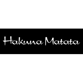 Stick It On Decals Hakuna Matata Car Decal/Sticker