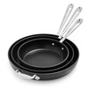 All-Clad Black Nonstick 12-Inch Skillets Set of 3, 834, 1034,