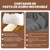 CHENGBAO Acero Inoxidable Raspa de Cocina，Multifuncional Espatulas Reposteria，Con Mango Espátula