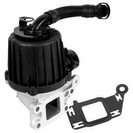 Crankcase Oil Breather Separator with Gasket Compatible with Freightliner for Mack MP8,for Detroit DD13/15 Engine 2010-2024,Replace A4720108262,A4720104262,A4720102362