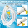 Air Conditioner Drain Hose Kit, with Cuttable Rubber Adapter &