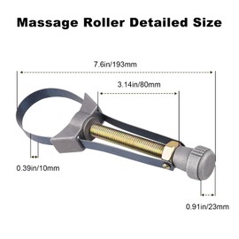 Altamejor Oil Filter Wrench with Adjustable Strap, Oil Filter Wrench for Motorcycle, Oil Filter Wrench Set, Oil Filter Tape, 60 mm to 120 mm Oil Filter Removal Tool