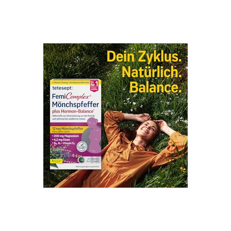 tetesept Femi Complex Monk Pepper - 3 × 60 Tablets