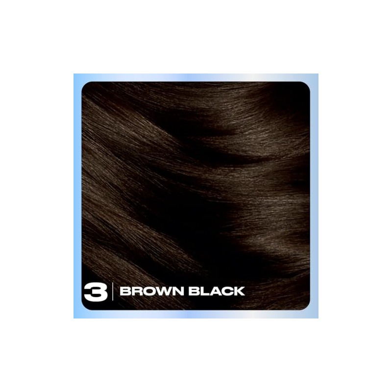 Clairol Nice'n Easy Permanent Hair Dye, 3 Brown Black Hair