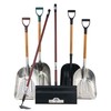 Forest Hill Manufacturing General Purpose Poly Gardener Scoop Shovel (Black