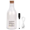 USB Rechargeable LED Bedside Lamp Milk Bottle DIY Message Night