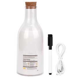 USB Rechargeable LED Bedside Lamp Milk Bottle DIY Message Night Light  for Bedroom