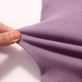 Toddler Organic Cotton Girls Leggings Casual Basic Leggings Full Length Bottom Solid Color 3 Pack,Purple+Deep Pink+Light Grey,3-4T