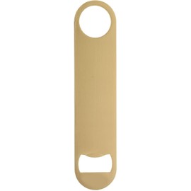 Stainless Steel Bottle Openers,Beer Bottle Openers, Speed Openers, Metal Alloy Flat Bottle Opener with Rose Design, for Kitchen, Bar or Restaurant (1, Gold Flat)