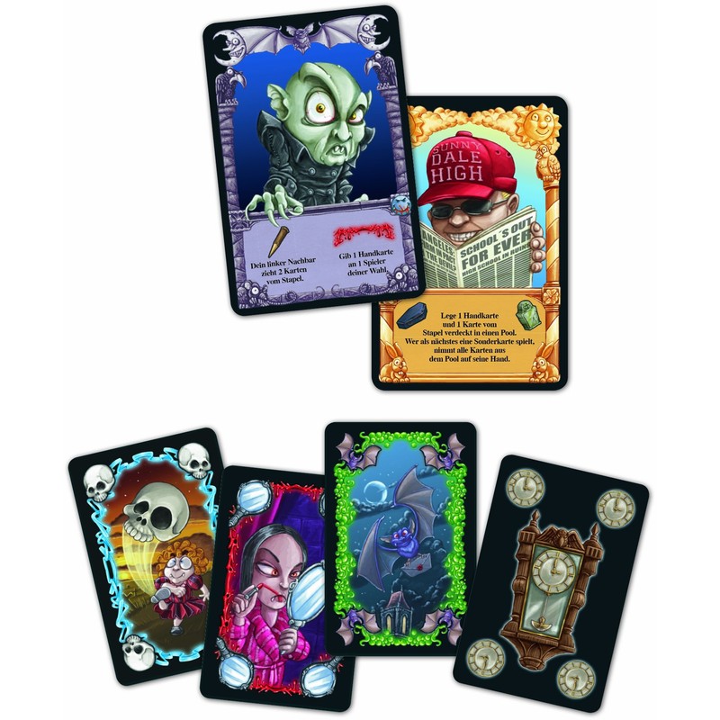 Pegasus Spiele 18120G – Vampire Mau Mau, Card Game