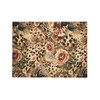 LORCARVIS Leopard Floral Tablecloths Leopard Rose Polyester Rectangle Table Cloth