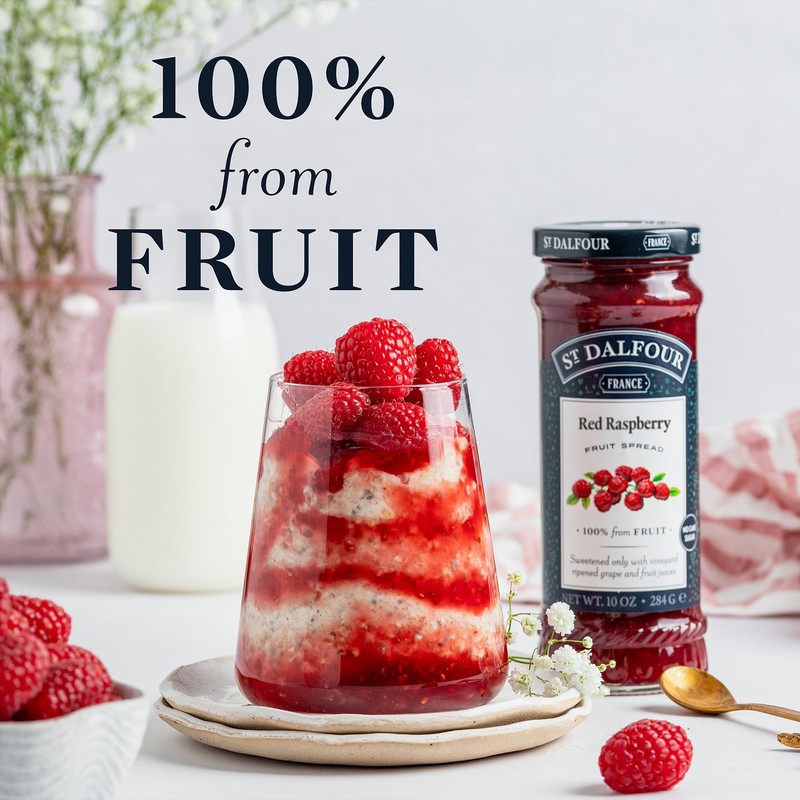 St. Dalfour Red Raspberry Fruit Spread - 10oz - 100%