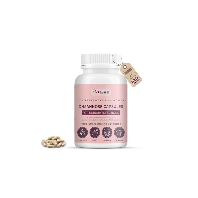 D-Mannose Capsules | Support Bladder Control & Urinary Tract Infection