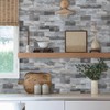 Vamos Tile 100-Piece Peel and Stick Backsplash Seamless Tile,3''x6'' Distressed