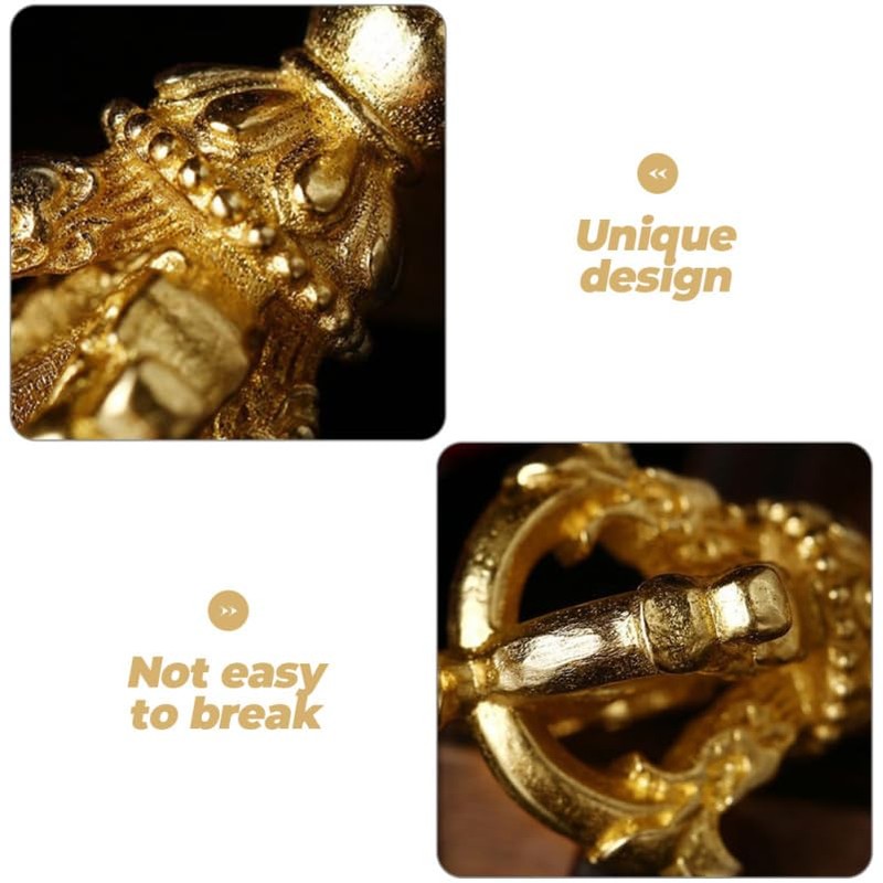 HOOTNEE Antique Vajra Pendant Mini Tibetan Copper Vajra Ornament for