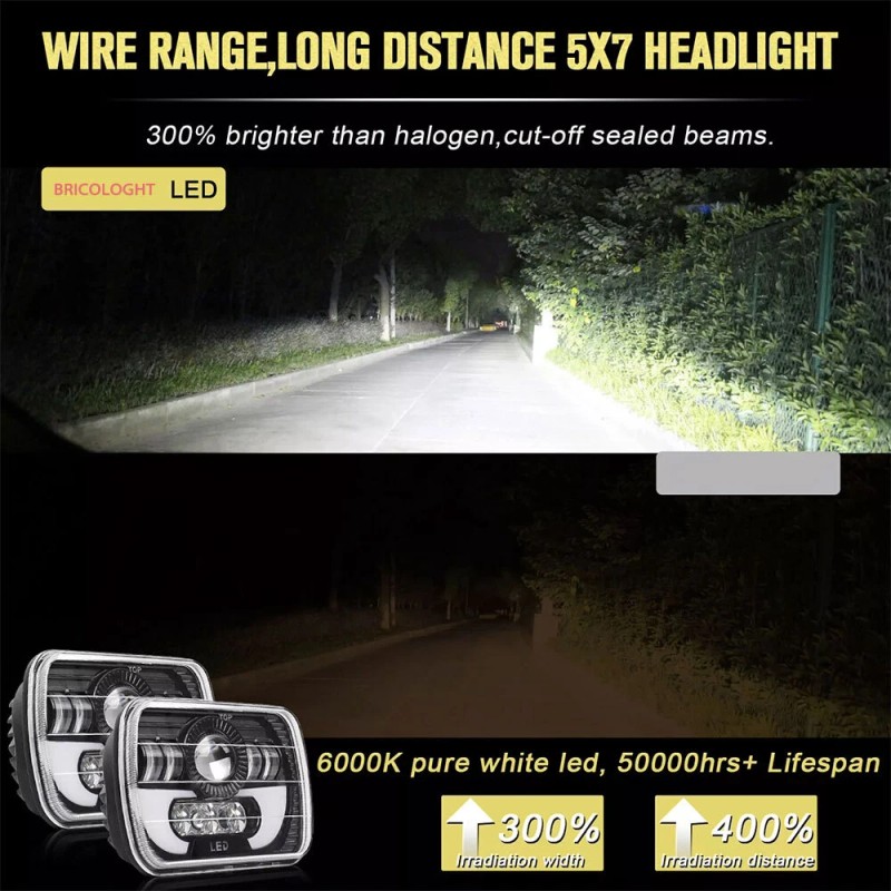 Bricologht For Freightliner FL50 FL60 FL70 FL80 MT35 MT45 7x6''