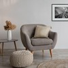 Emma Barclay Herringbone - Recycled Cotton Cushion Cover (Natural Cream)