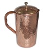DakshCraft High Quality Pure Copper Jug with Lid for Health