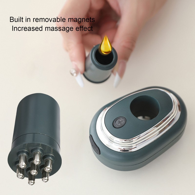 Electric Scalp Applicator Massager 4 Gears Adjustable Vibration USB Rechargeable