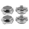 sourcing map Set of 4 Hub Caps 68 mm Universal