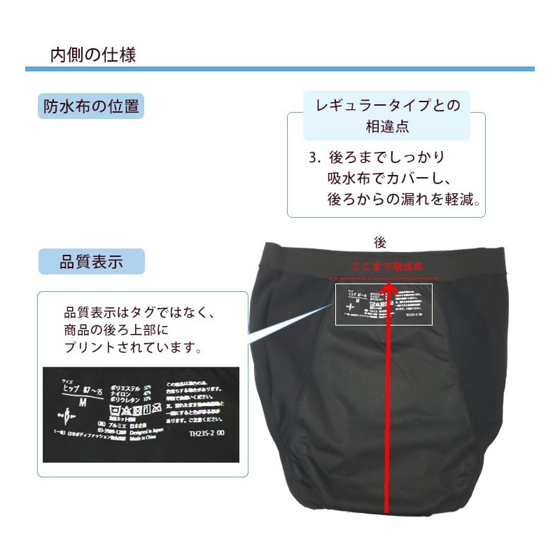 Premier TH23S-2S Sanitary Panties, 360° Stretch, Fits Napkins with Wings,