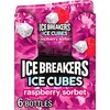 ICE BREAKERS Ice Cubes Raspberry Sorbet Flavored Sugar Free Chewing