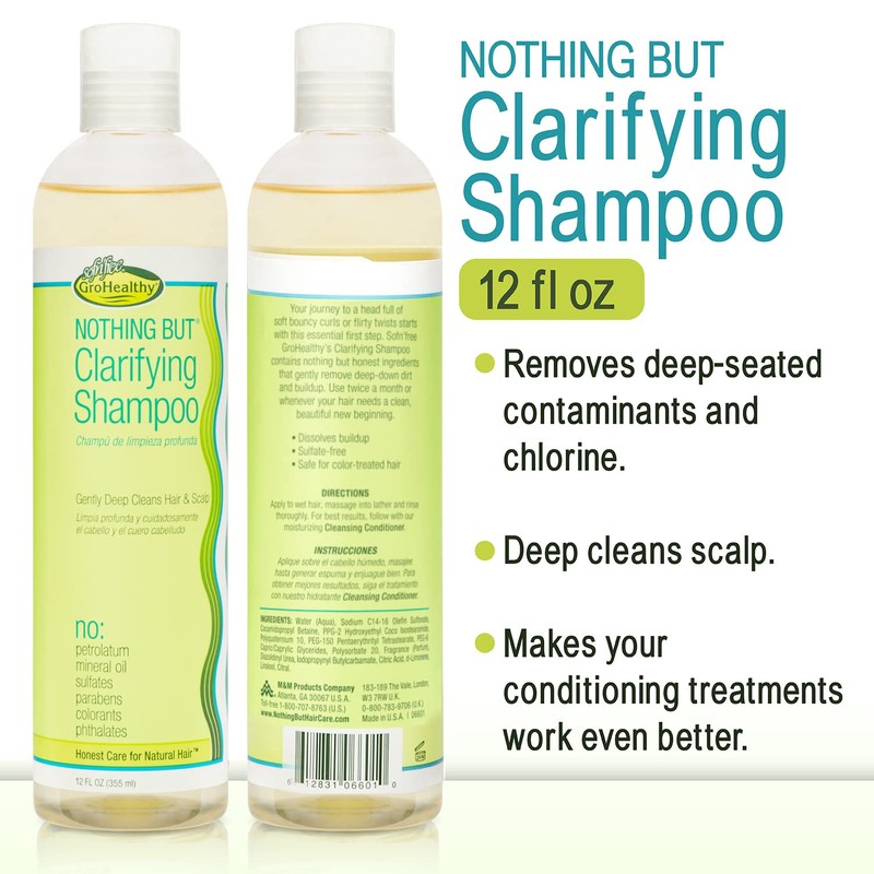 Nothing But Clarifying Shampoo Sulfate-Free Detox for Natural Hair -