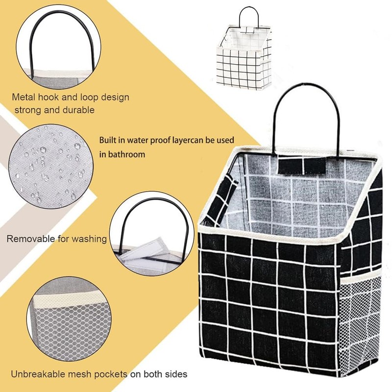 2 Pack Wall Hanging Storage Bag, Over The Door Hanging