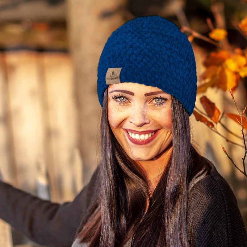 myboshi Gero Hat Crochet Set, Including Velvet Wool, Needle and