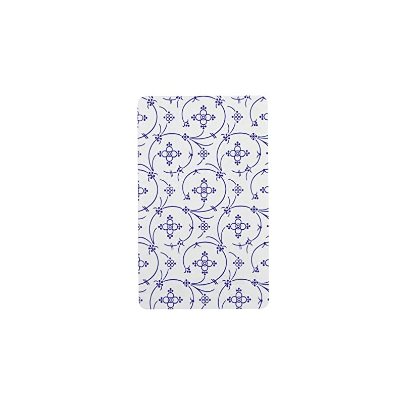 Ricolor Cutting Board in India Blue/White, Melamine, 30 x 20
