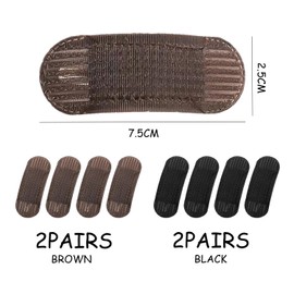 Pack of 4 Hairstyle Fluffy Hair Clips, Invisible Fluffy Pads for Women, Hairstyle Clips, Hair Volume Promoting Hair Clips, Clothing Accessories