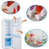 Wumuzai 8 Pack Adjustable Refrigerator Door Organizer, Snap-on Fridge Dividers