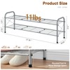 Hoctieon 2 Tier Shoe Rack for Closet, Shoe Rack Free