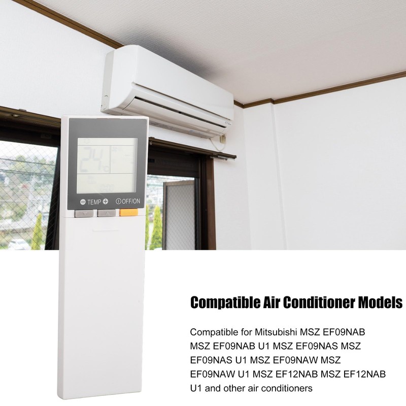Gugxiom Replacement Remote Control for Electric Mr Slim Air Conditioner
