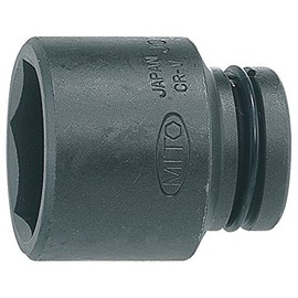 Mito Koki Impact Wrench Socket Hexagonal P4-1 S: 1.0 inches (25.4 mm) x Total Length: 1.5 inches (38 mm) x 1/2 inches Standard Type