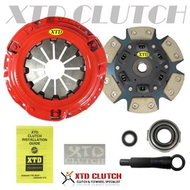 XTD STAGE 3 CERAMIC CLUTCH KIT COMPATIBLE WITH 92-05 HONDA CIVIC DEL SOL "D" SERIES