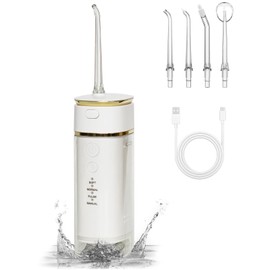 CUXFLS Portable Water Flosser – Smart 3-Mode Oral Irrigator, Leak-Proof Design, Eco-Friendly Rechargeable