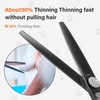7 Inch thinning scissors for dogs 440C Stainless Steel pet
