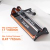 TILER 17 Inch Manual Tile Cutter, Professional Porcelain Ceramic Tile