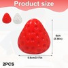 Girihe 2 PCS Taba Squishy, Strawberry Taba Squishy Tabba Squishyy,
