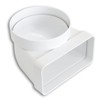 The cgv126b Vertical Curve in Ventilation ABS Round to Rectangular