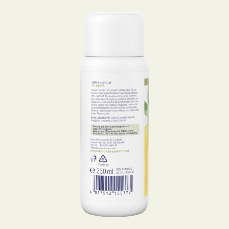 Dresdner Essenz Sauna Infusion Ice Lime 250 ml Fresh Citrus