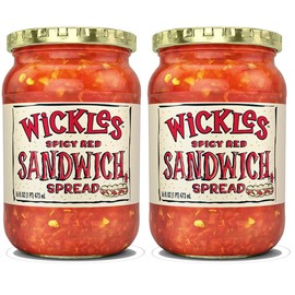 Wickles Spicy Red Sandwich Spread, 16 OZ (Pack of 2)