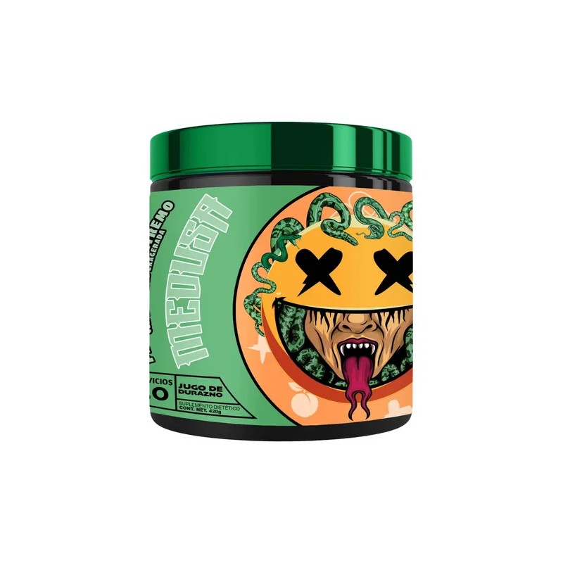 Pre Entrenador Preentreno Workout Serv Medusa Smile Labz Durazno