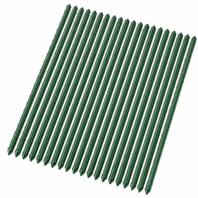 Garden Stakes for Tomatoes, Cucumbers & Climbing Plants – 20-Piece