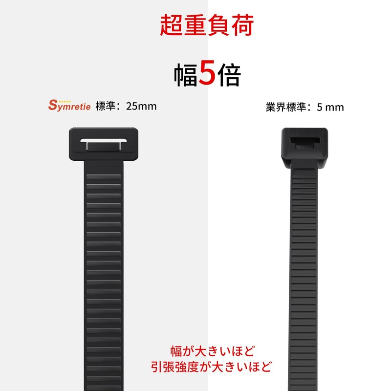 Cable Ties Black 1.0 x 31.5 inches (25 x 800